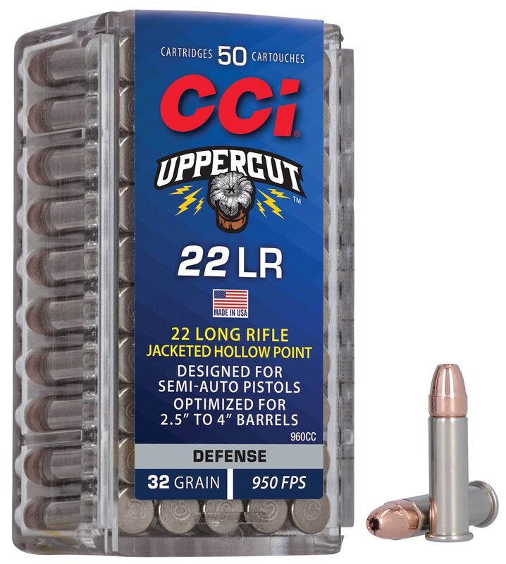 CCI Stinger 22 Long Rifle Ammo 32 grain Copper Plated Hollow Point